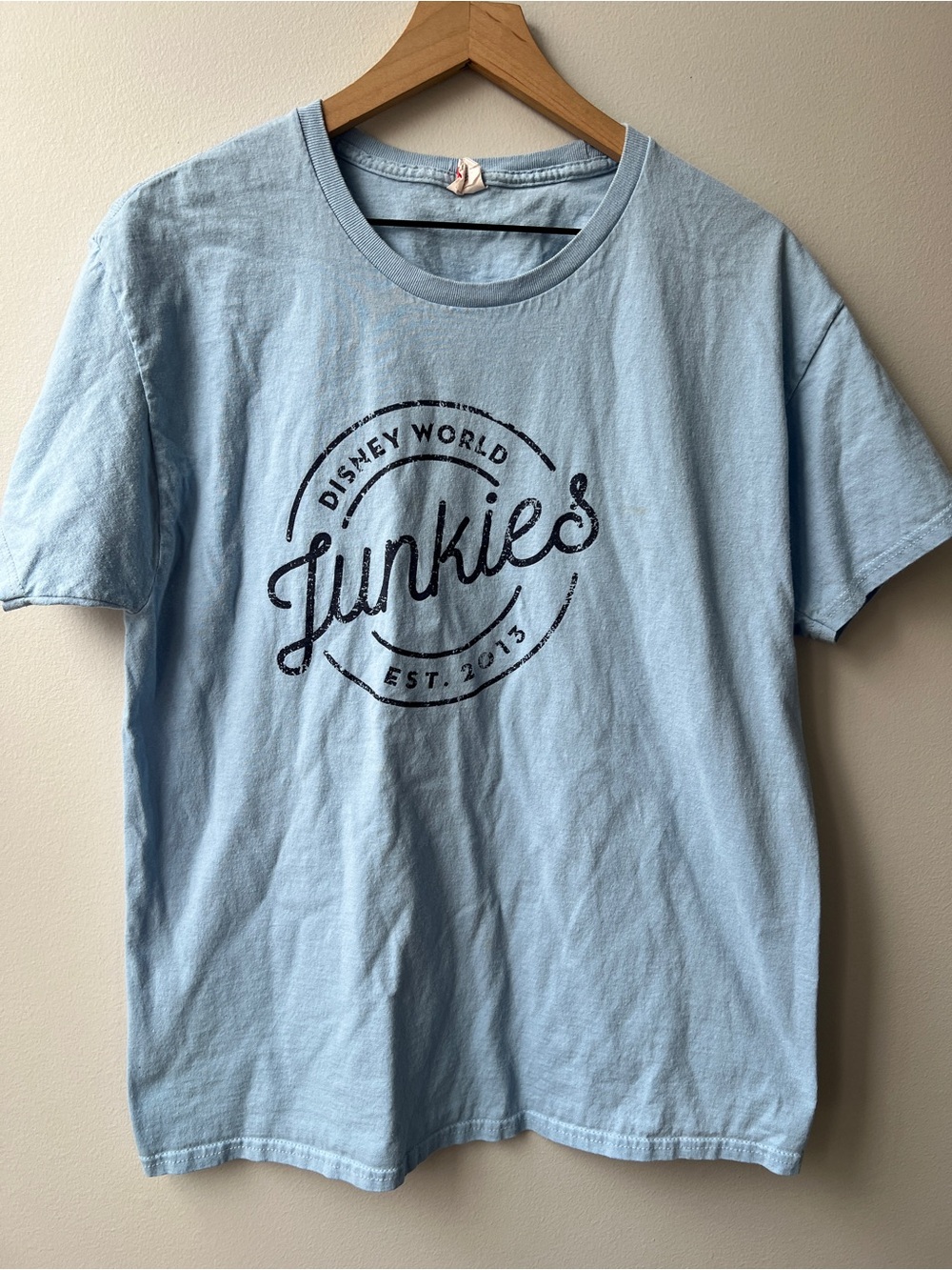 Disney world junkies t-shirt. Large